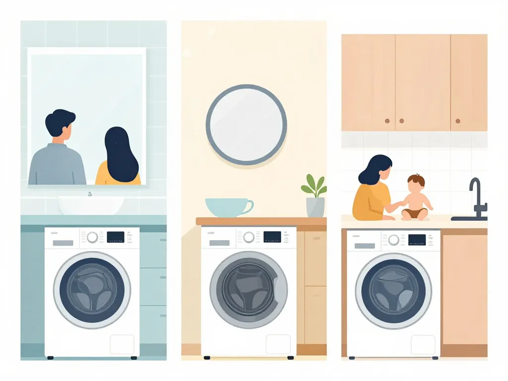 lave linge top silencieux intégré appartement et famille