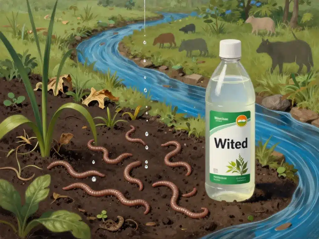 Impacts environnementaux vinaigre blanc désherbant interdit illustration