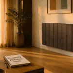 radiateur à inertie comparatif dans salon