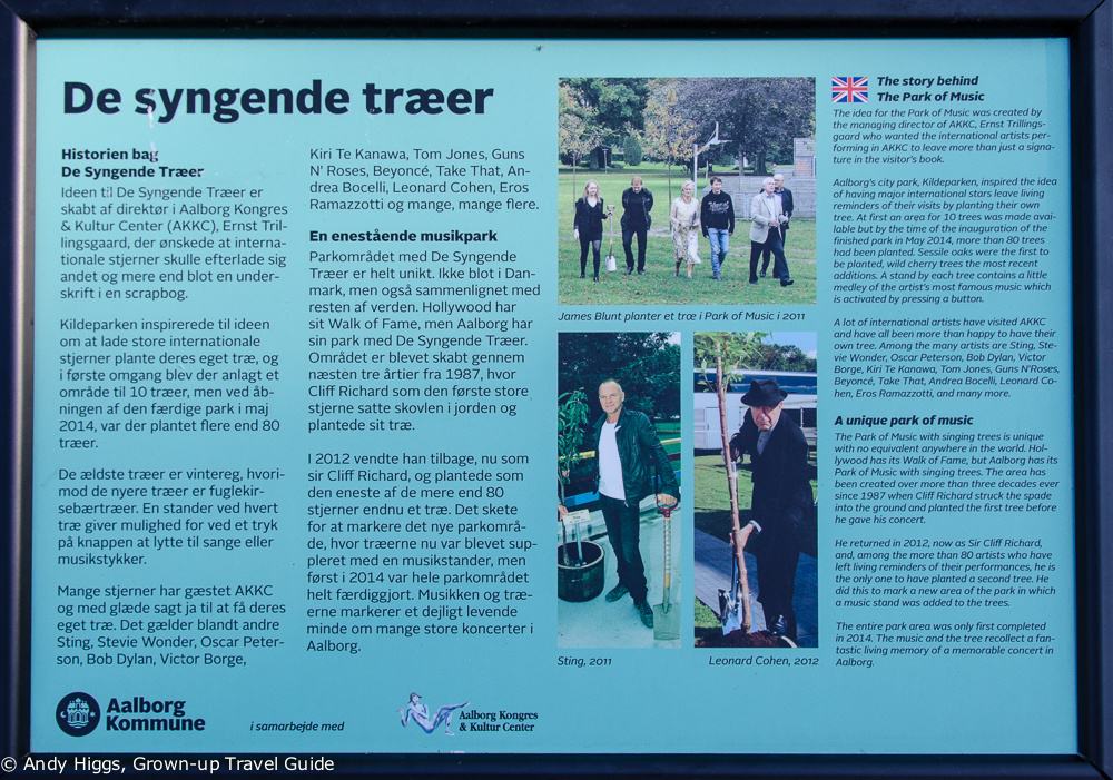 Aalborg singing tree details