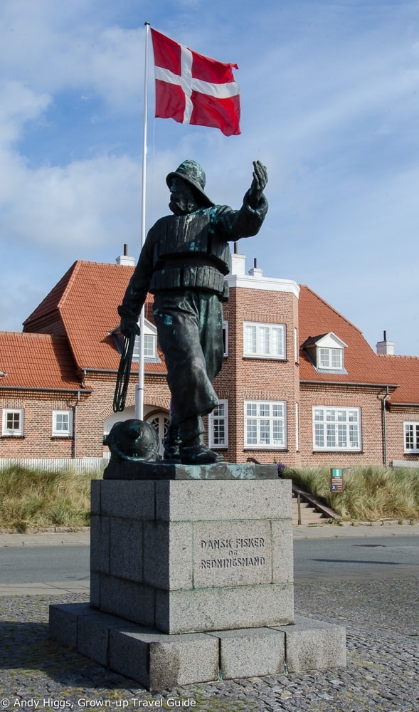 Fisherman statue, Skagen, Denmark