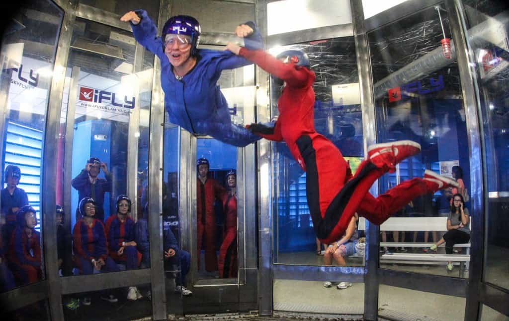 iFly MA in flight