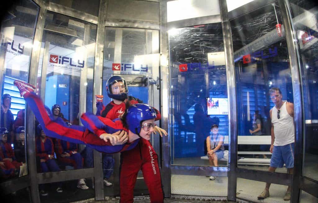 iFly Rebz in flight