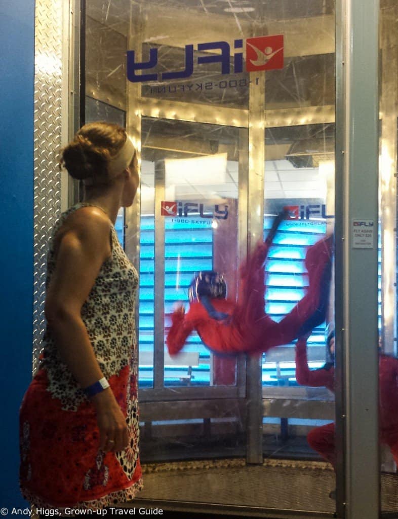iFly from wait area