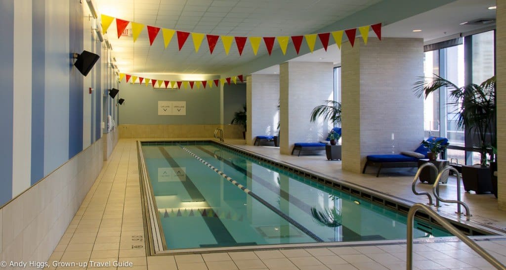 Indoor lap pool