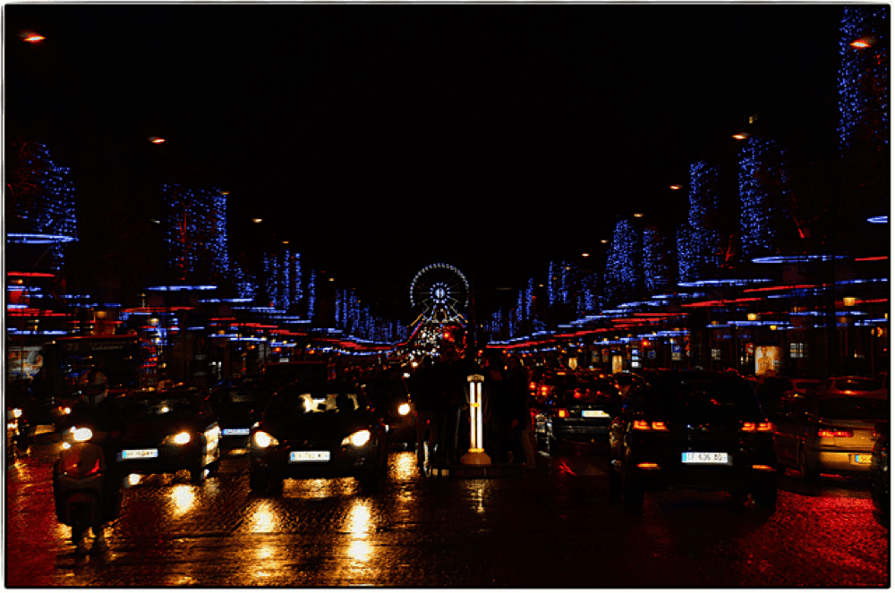 Christmas market in Paris