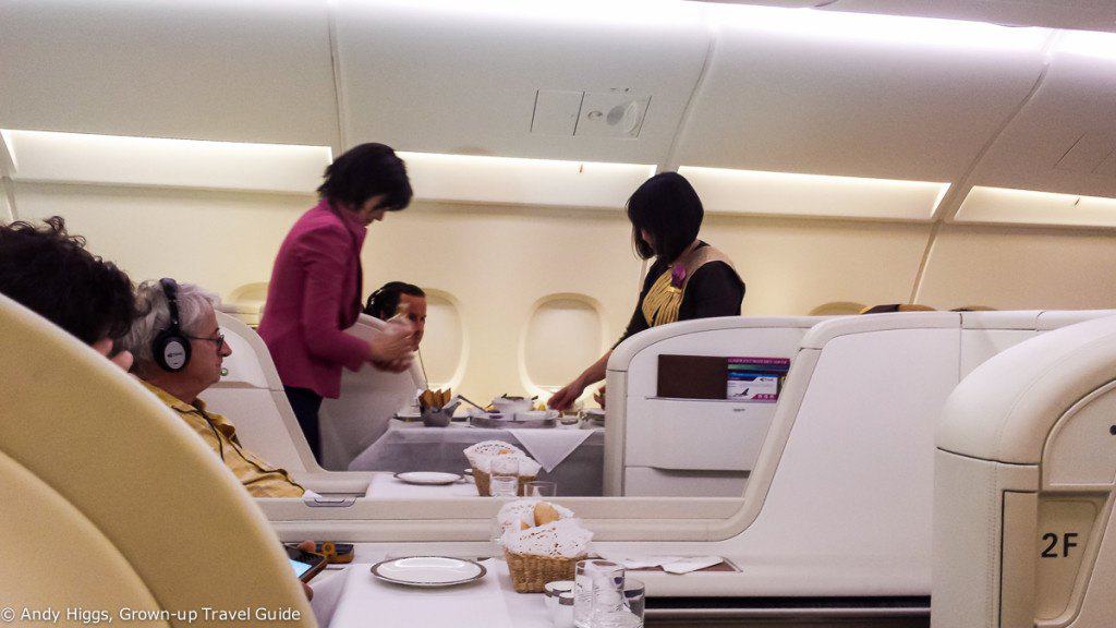 Thai First Class A380 Service