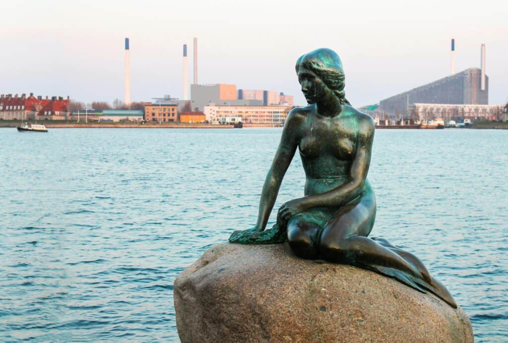 Scandinavian cities - little mermaid, Copenhagen