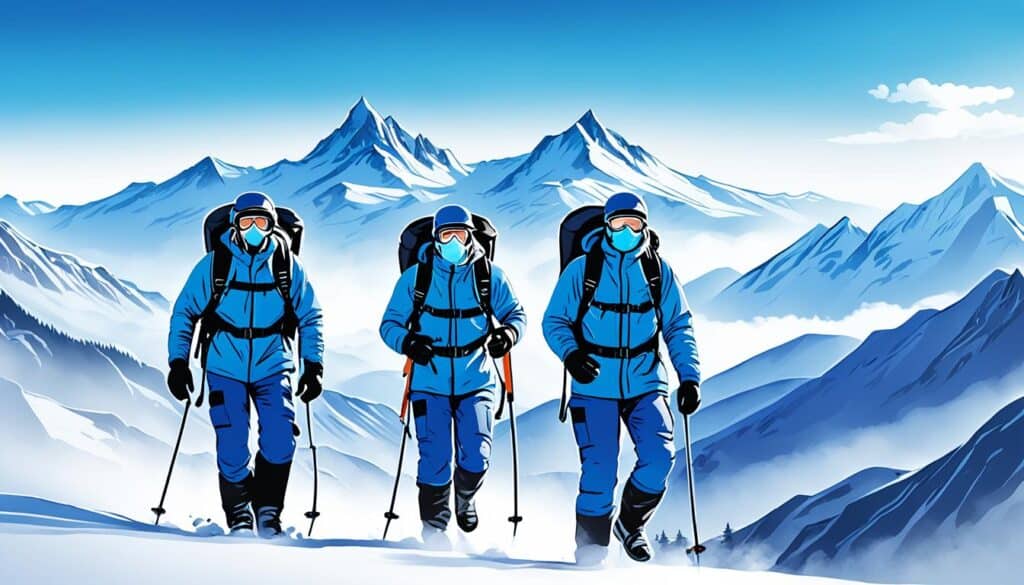 scientific exploration in extreme cold