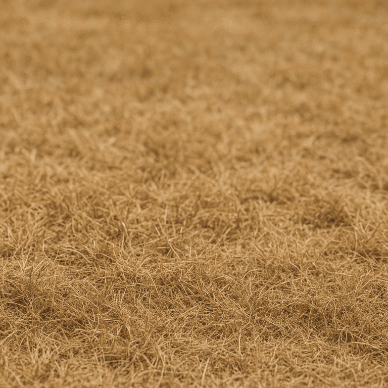 underwatered and dry grass