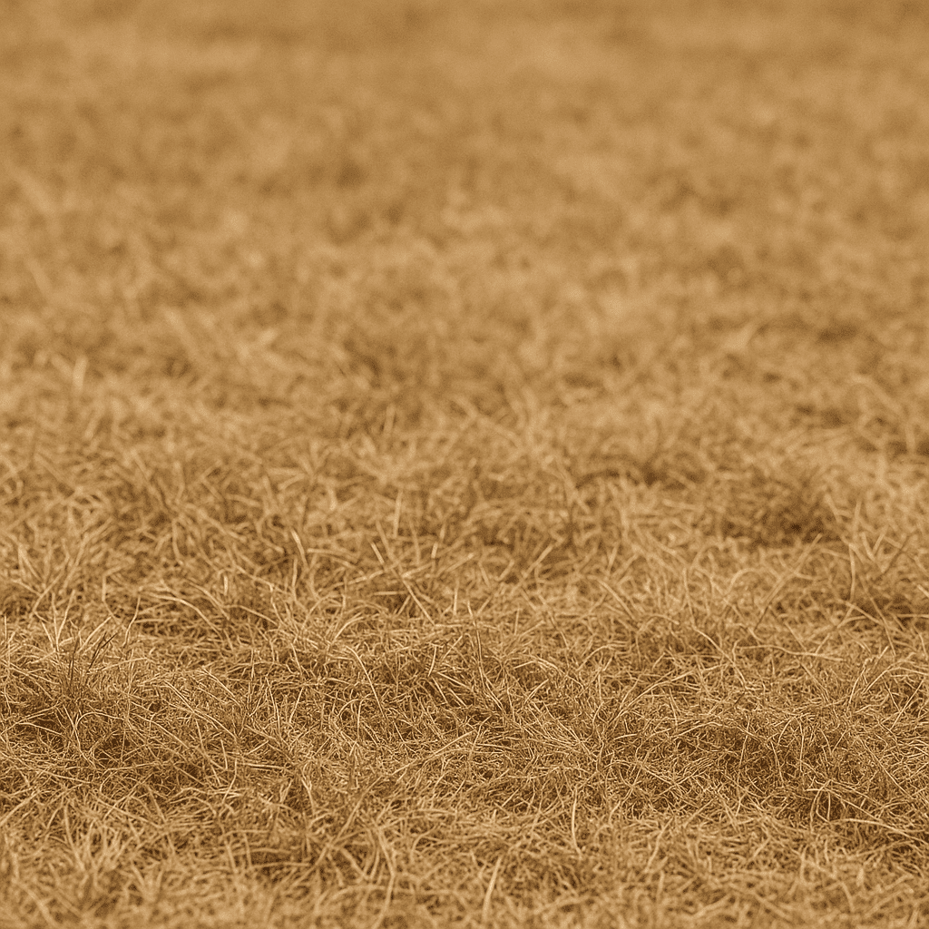 underwatered and dry grass