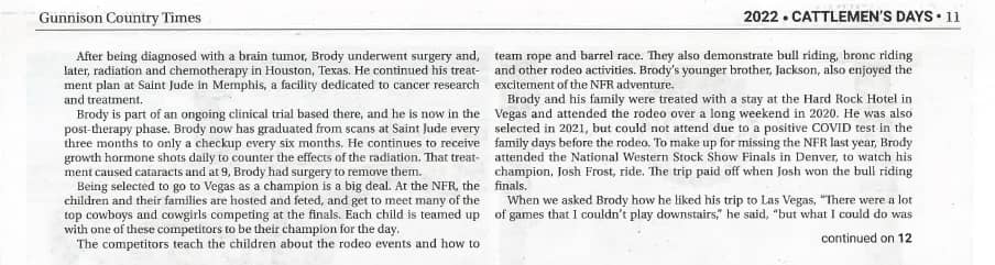 GCT Rodeo Stars Help Kids Hang On 2