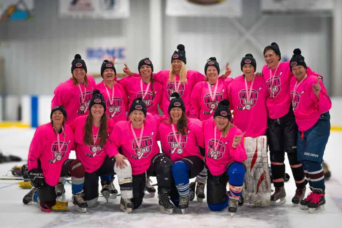 Pink in the Rink Championship Team