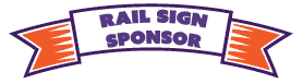 Show Us You're Tough Enough Rail Sign Sponsor.