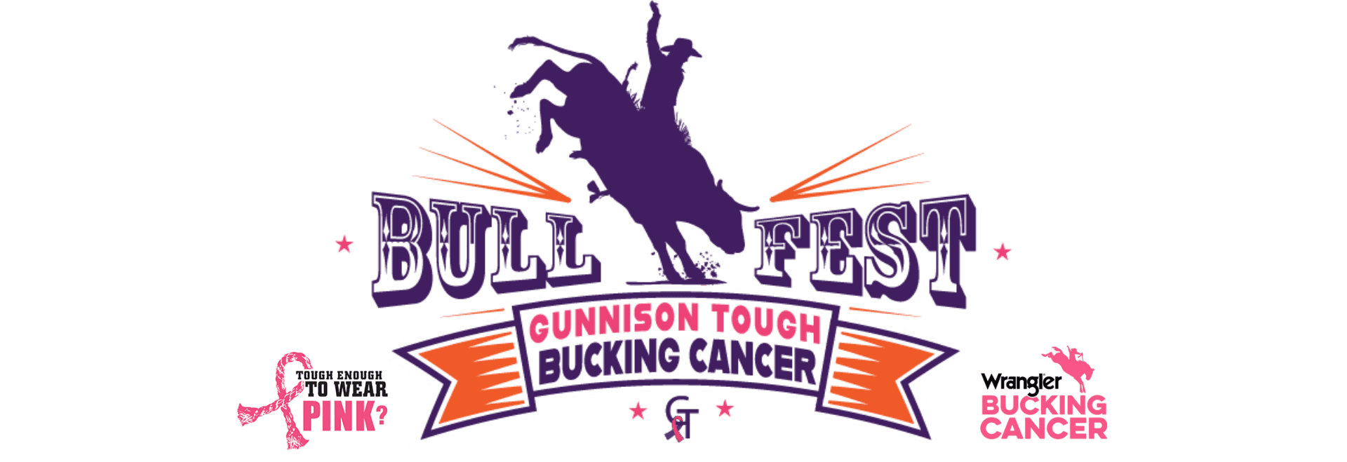 Bull Fest by Gunnison Tough, Bucking Cancer, in conjunction with Tough Enough to Wear Pink and Wrangler Bucking Cancer.