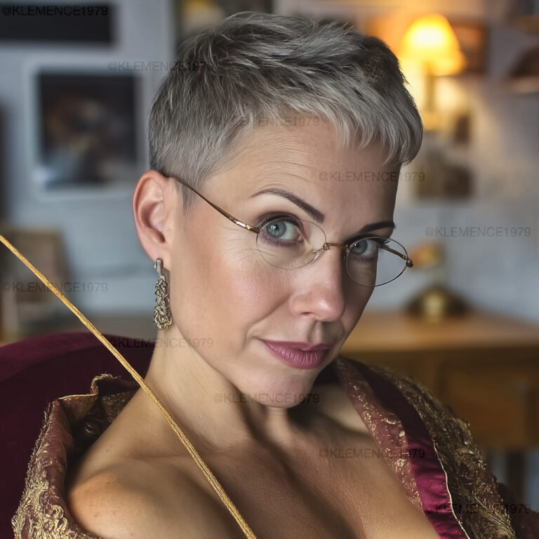 short pixie haircuts for older women