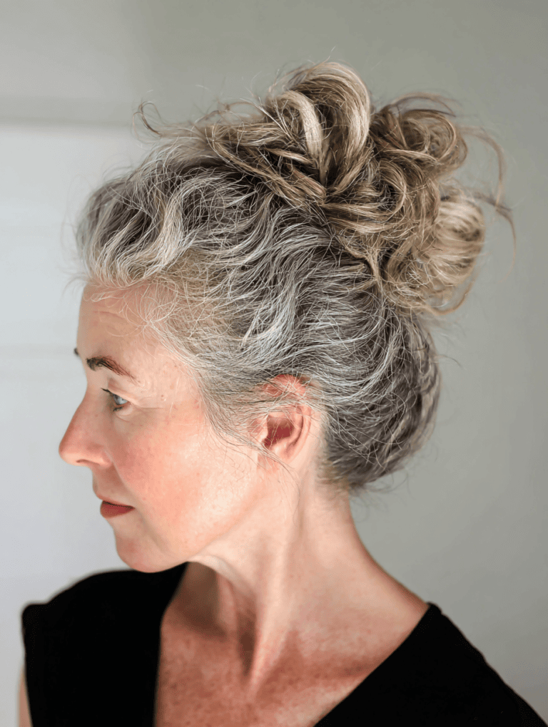 Textured Messy Bun