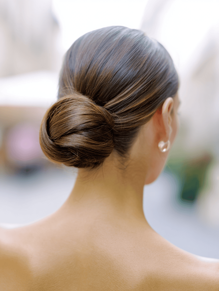 Classic Low Chignon