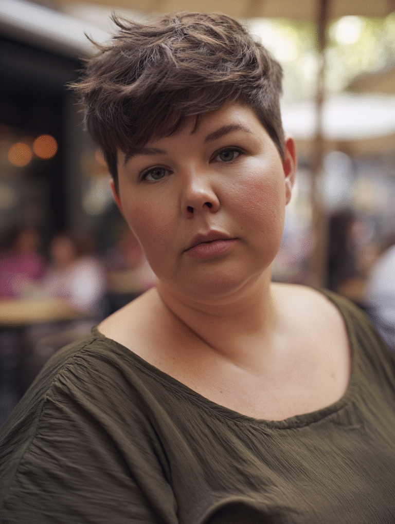 plus size hairstyles double chin