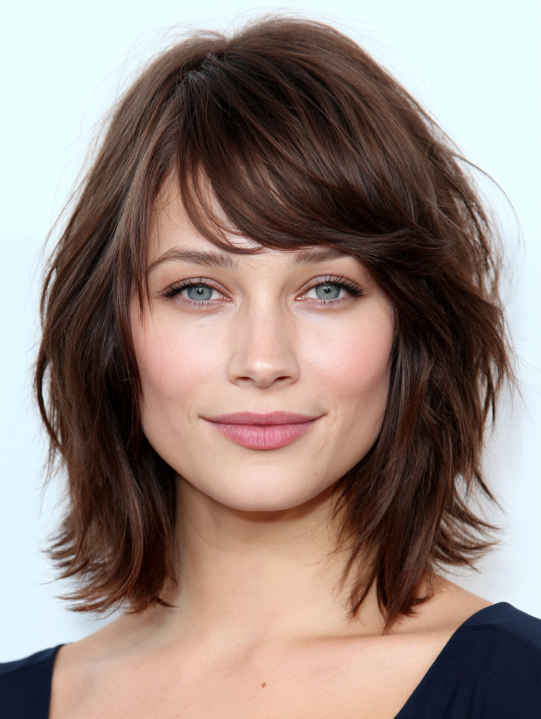 Side-Swept Bang Shag