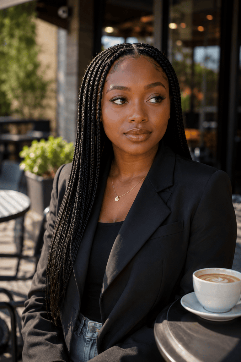 Medium-Sized Box Braids