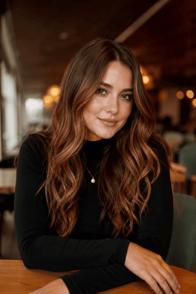 Copper Brown Balayage