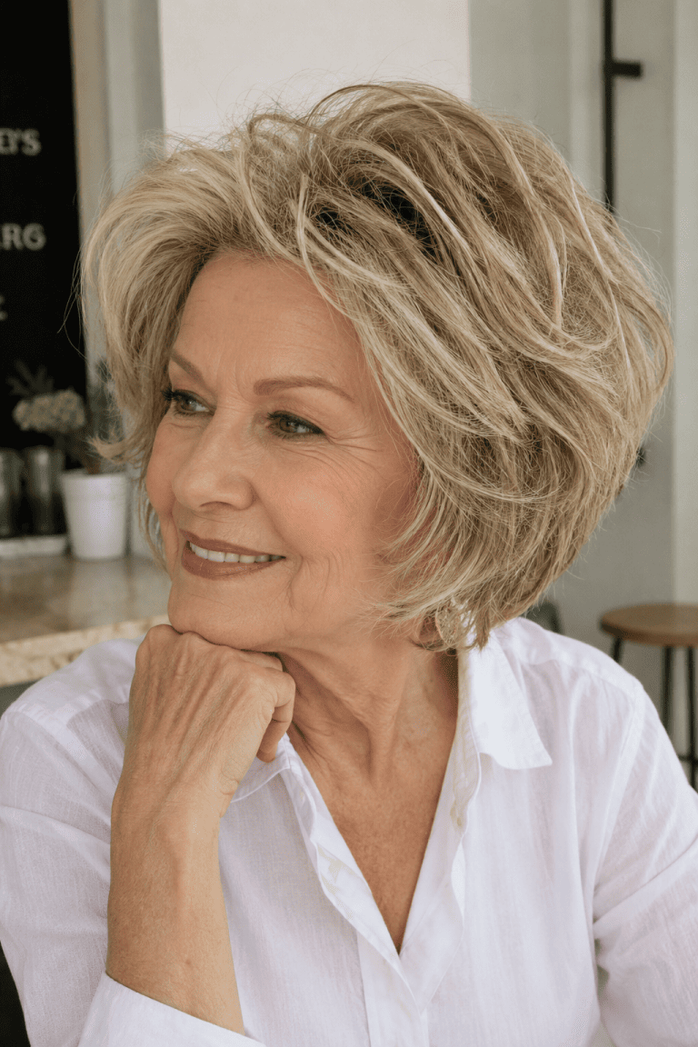 Voluminous Choppy Bob