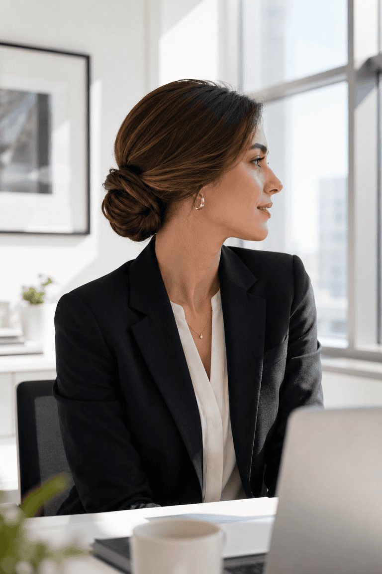 Classic Low Chignon