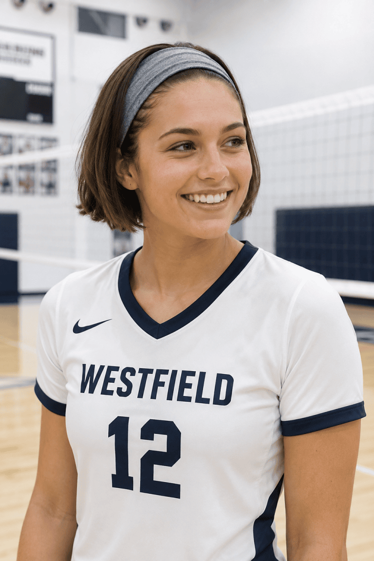Wide Athletic Headband for Volleyball