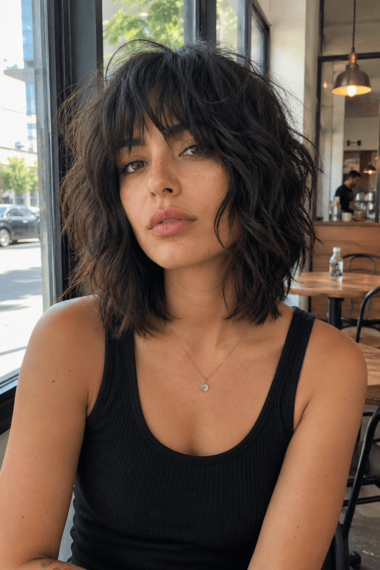 Messy Shag with Choppy Layers