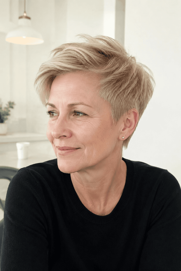 Pixie with Long Top and Shorter Sides