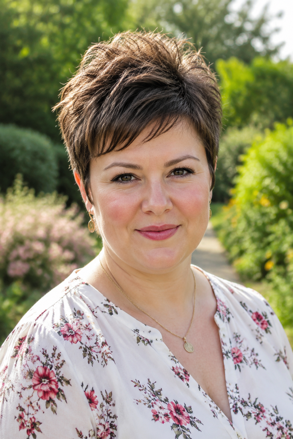 Pixie with Strategic Crown Volume
