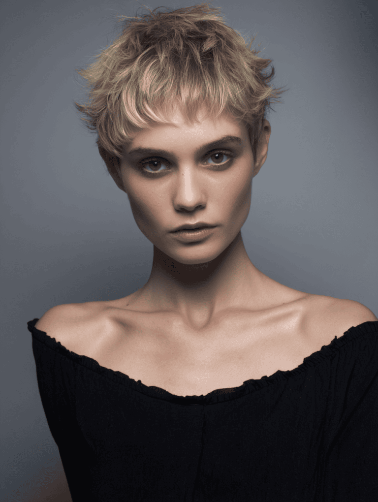 Choppy Pixie with Crown Lift