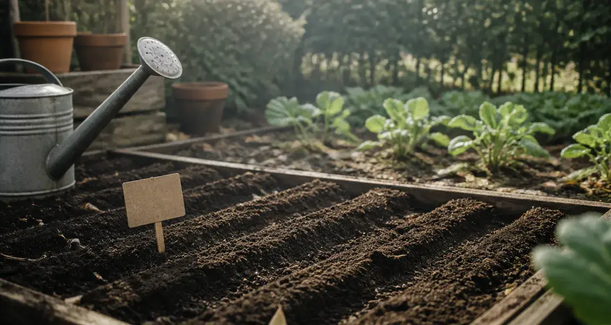 Semis de Lunaria annua pour planter monnaie du pape dans le potager