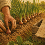 quand planter les échalotes avec la lune au potager