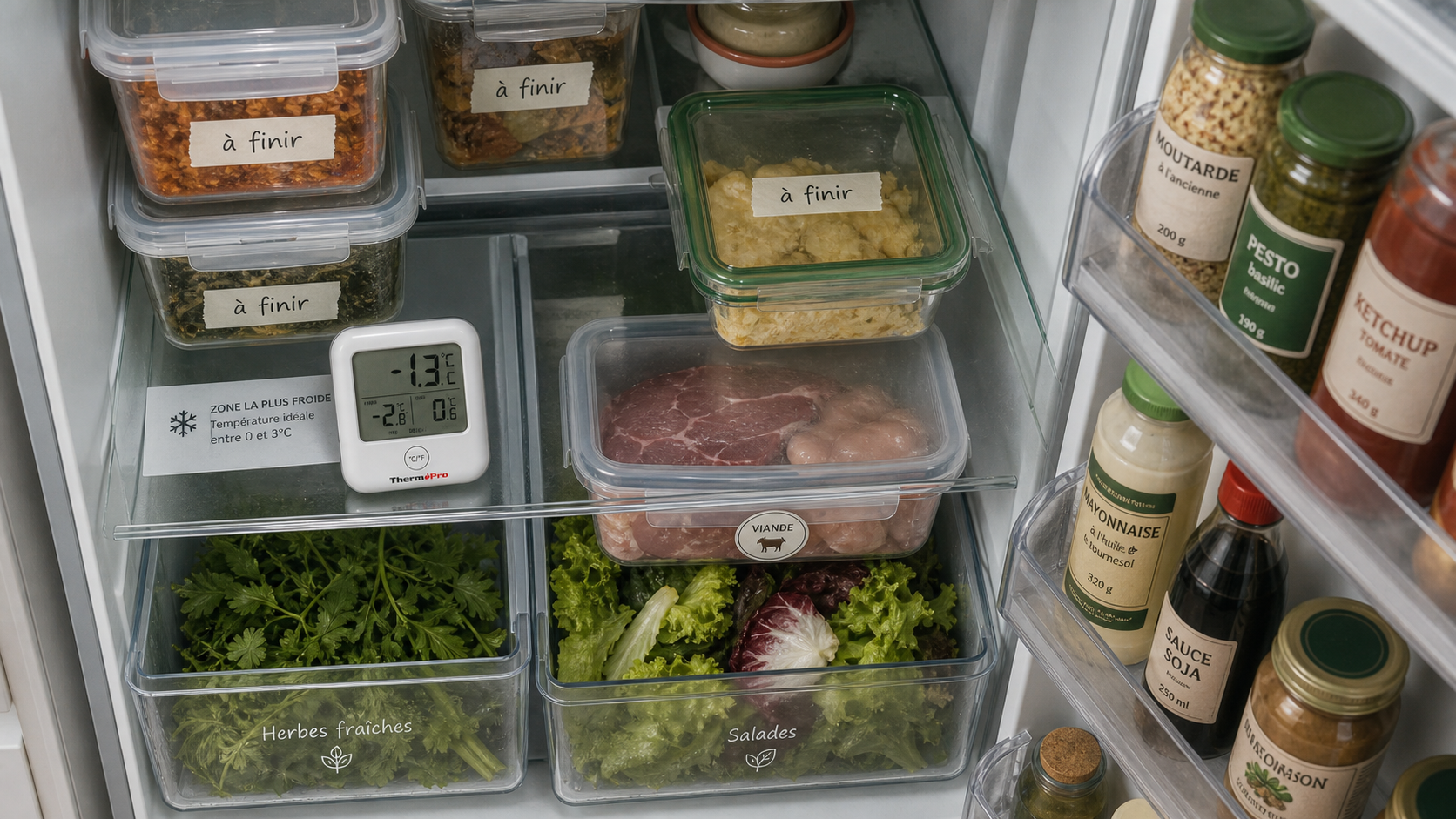 Comment ranger son frigo : zones froides, dates, erreurs à éviter