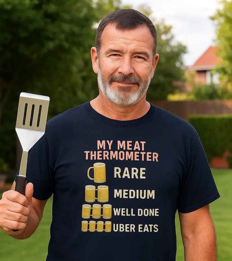 Funny bbq grill gift for men