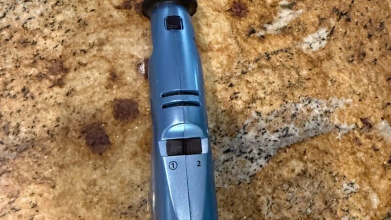 dog nail grinder on counter