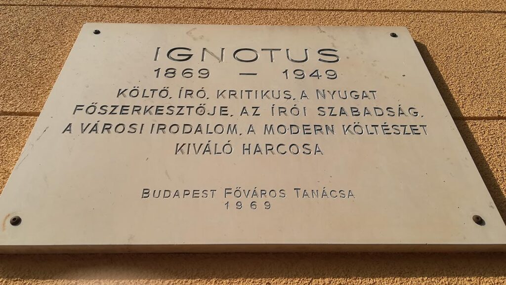 Emléktáblák 98 ignotus koz