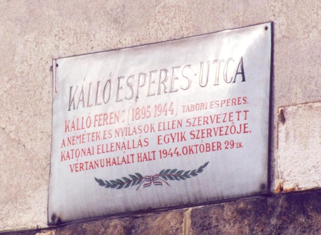 Emléktáblák 103 kallo esperes utca 1 e1642688794837