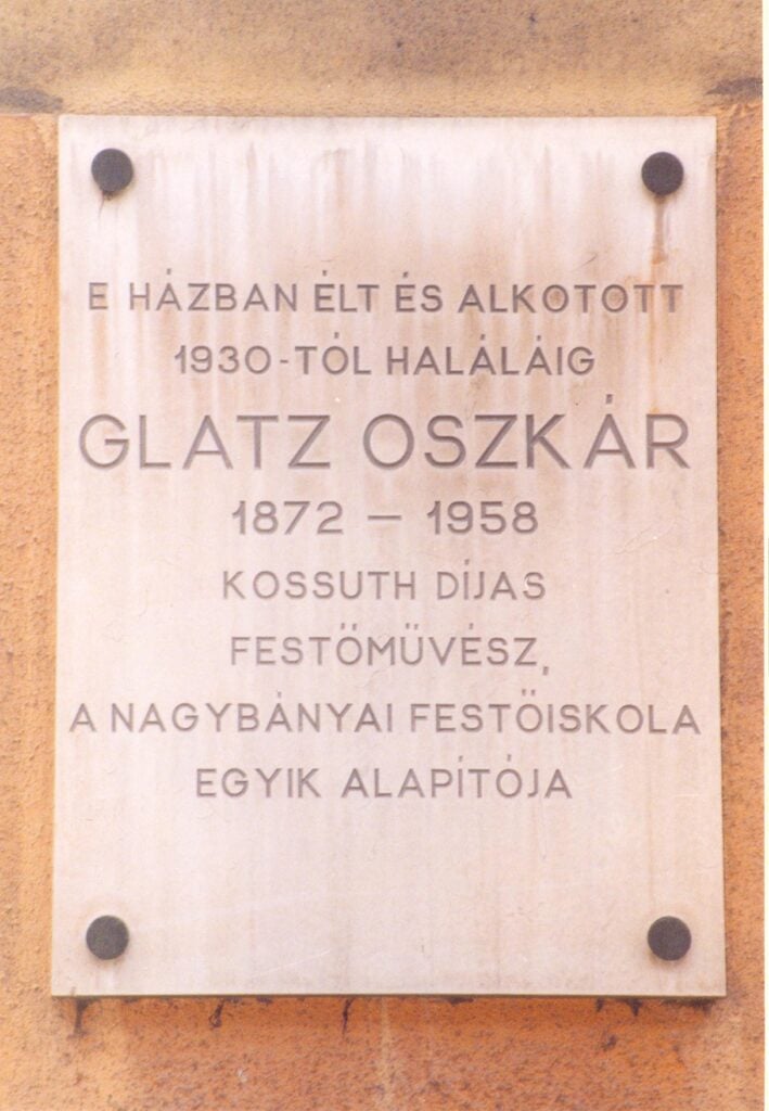 Emléktáblák 221 varosmajor utca 32a