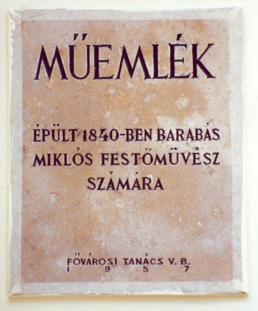 Emléktáblák 223 varosmajor utca 44
