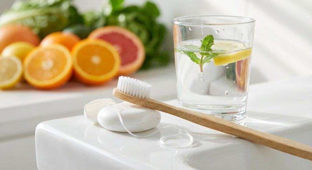 Bright, healthy hydration with fresh fruit and herbs.