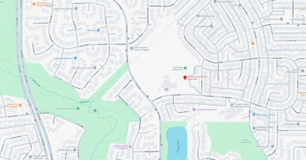 Map of Sunset Park neighborhood highlighting parks, water bodies, and residential streets for easy navigation and local exploration.