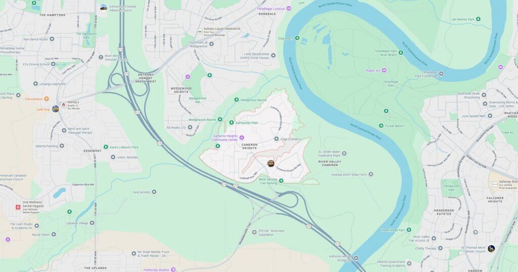 Map of Sunset Park neighborhood highlighting parks, streets, and landmarks in the area.