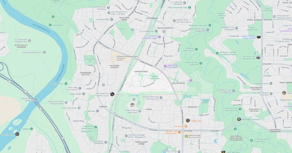 Detailed map of Sunset Park neighborhood showing streets, parks, and landmarks in the area.