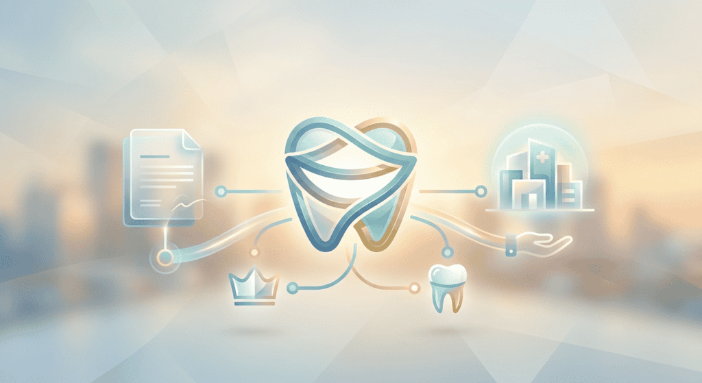 Advanced dental care, digital dentistry, oral health innovation, dental shield, dental tools, healthcare, dentistry technology, oral hygiene, dental clinic, dental protection.