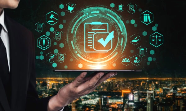 Compliance rule law and regulation graphic interface for business quality policy planning to meet international standard