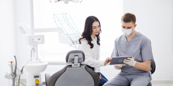 Modern treatment in professional dental clinic