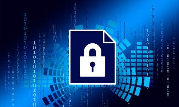 Free security privacy policy digitization illustration